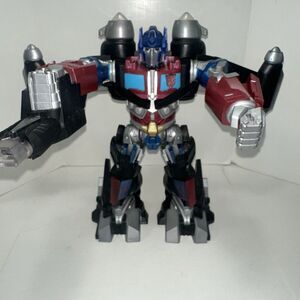 2008 Hasbro Optimus Prime Transformers Mega Power Bots Jet UPS Untested As Is